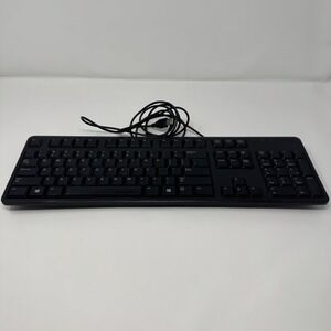 Dell KB212-B USB Quiet Key Keyboard - Black - Tested